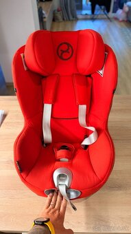 cybex base Z platinu + autosedazka Z platinum červená - 5