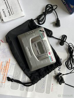 Walkaman SONY WM-FX553 komplet v stave nového - 5