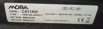 Elektrický sporák Mora C511AW - 5