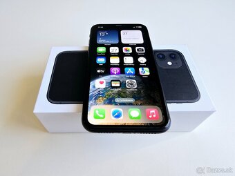 APPLE IPHONE 11 64GB BLACK,ZDRAVIE BATERKY 100% - 5