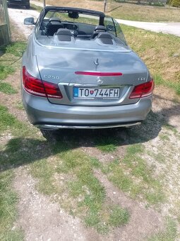 Predám Mercedes E 250 Cabrio 150kw ročník 2014 - 5