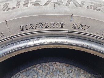215/60 r16 letné pneumatiky 2ks Bridgestone DOT2019 - 5