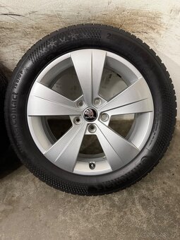 Zimná sada 5x112 R17 , 215/55/17 Škoda Triton Superb Passat - 5