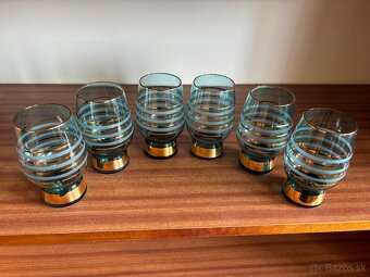 Modre pozlatene pohare - 5