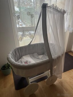 Detská kolíska na kolieskach - 5