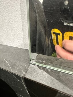 2x zrkadlo 90x70 podlepené , obrusene hrany - 5