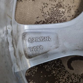 Hliníkové disky 5x100 R15 6J ET29 - 5