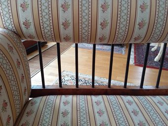 Elegantná biedermeierská sedačka - 5