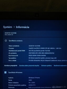 Herný Notebook RTX 2060 6GB, Intel Core i5 - 5