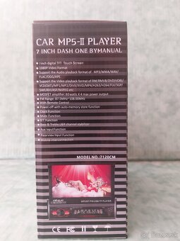 AUTORADIO S VYSUVNYM DISPLEJOM-Bluetooth - - 5