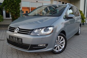 VW SHARAN 2.0 TDI, PANORÁMA, KOŽA, BIXENÓN, 7 MIESTNE, ŤAŽNÉ - 5