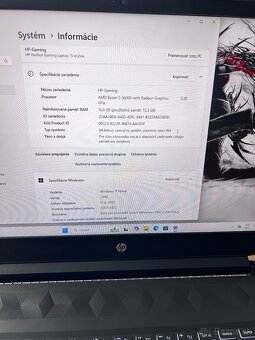 HP Pavilion Gaming 15 |R5|RTX 3050|16GB|1TB - 5