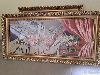 Predám ručne vyšívaný obraz 126x63 - 5