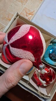 Retro vianocne ozdoby - 6 ks gul - 5