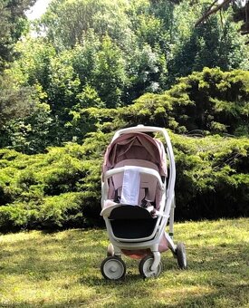 Ružový športový kočík Greentom Reversible Blossom, 60 E - 5