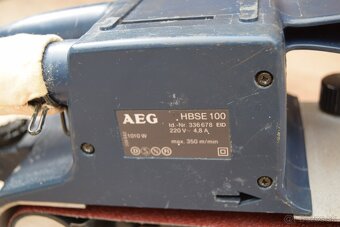 Pásová brúska AEG HBSE 100 ( 1010 W, 100 mm ) - 5