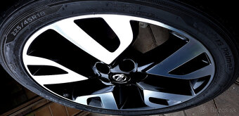 alu R18 5x114,3 orig. NISSAN /+ Renault + Dácia, pneu 215/55 - 5