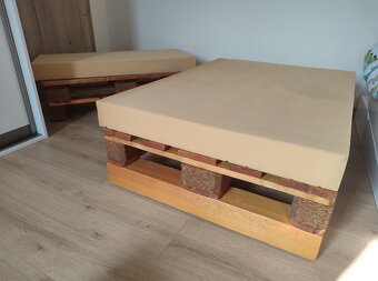 Paletové sedenie – terasa, balkón, interiér - 5