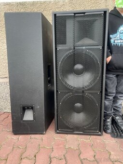Predám reproduktorý 2x15"+ 1.4" - 5