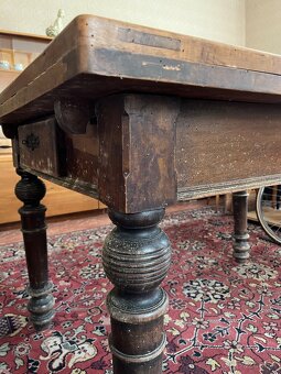 Starožitný jedálensky stôl - 5