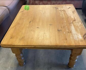 stolik, drevo, vyska 48 cm rozmer 90 x 78 cm - 5