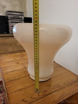 Retro sklenená stolová lampa - 5