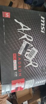 Predám grafiku MSI ARMOR RX480 8GB GDDR5 - 5
