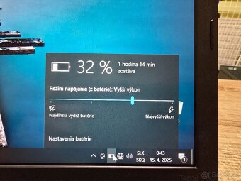 Lenovo T460 plnefunkcne s 8gb ram 256gb ssd diskom a i5 proc - 5