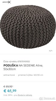 Predam koberec dlhý vlas,vankúš na sedenie - 5
