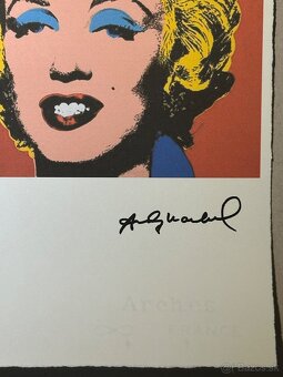 Andy Warhol "Marilyn Monroe 4x" Limitovaná edícia_Certifik - 5