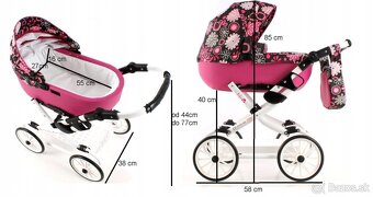 Kočík pre bábiky Retro - 5