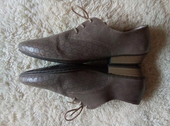 Rieker Dámske Kožené Poltopánky Veľkosť 39 - Nové - 5