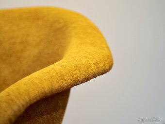 Žlté retro kreslo Miroslav Navrátil - 5