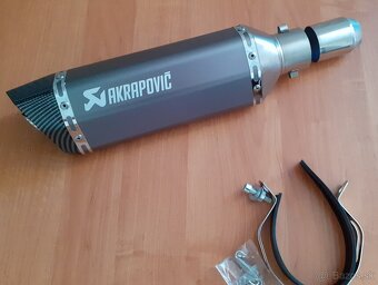 Na predaj - Nový ladený športový univerzálny moto výfuk - 5