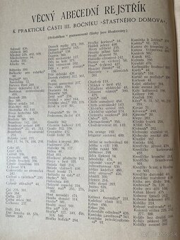 Časopis Šťastný domov - kompletný III. ročník (1906 - 1907) - 5