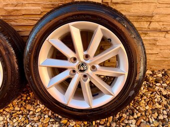 Komplet sadu alu Škoda HELIX 5x112 205/55 R16. - 5