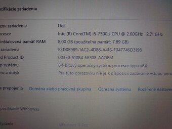Dell Latitude 7280 , Intel® Core™i5 ,8gb ram , ssd , Win 11 - 5