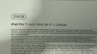 iPad Pro 11" 256 GB Cellular M4 Strieborný 2024 - 5