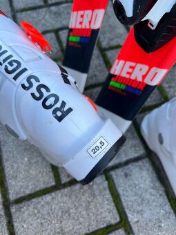 Lyže Rossignol Hero junior 110cm + lyžiarky 20,5 - 5