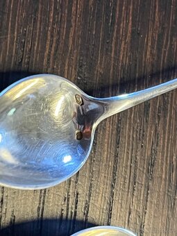 Starožitné strieborné lyžičky - 5