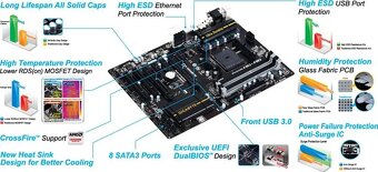 GIGABYTE  GA-F2A88X-D3H - 5