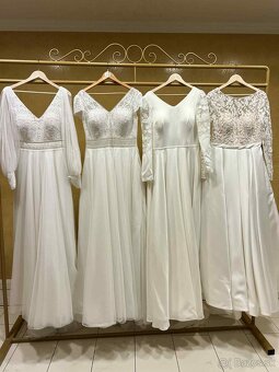 Predám nové svadobné šaty - 5