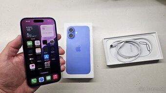 Apple iPhone 16 modrý 128GB - aj vymením - 5