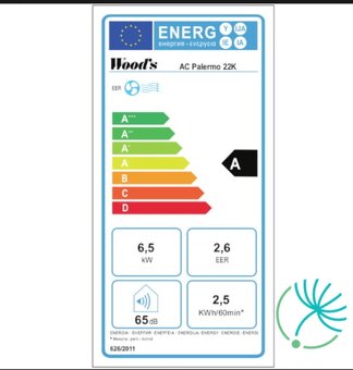 Klimatizacia palermo 22k 6,5kw - 5