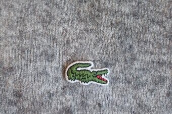 Lacoste šedý zipsový zimný - 5