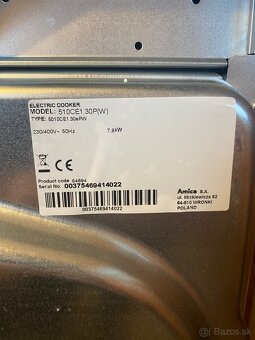 Elektricky sporak Amica - 5