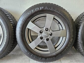 ‼️Alu disky DEZENT 16" +❄️zimné pneu DUNLOP 215/65 R16 - 5
