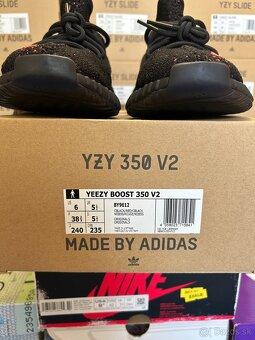 Adidas Yeezy Boost 350 V2 Core Black Red, 38.5 - 5