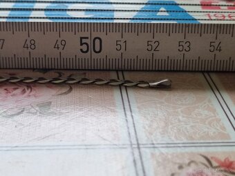 Strieborná retiazka,s príveskom. - 5