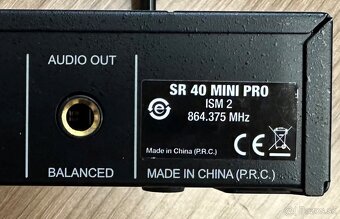 AKG WMS40 Mini Instrumental Bezdrôtový systém ISM2: 864.375M - 5